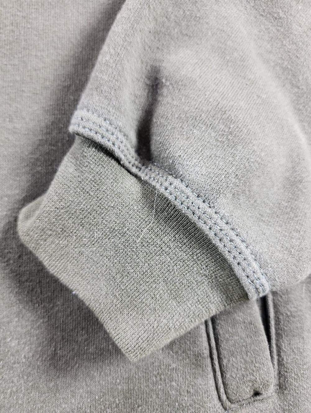 Carhartt K503 Mens XL Olive Quarter Zip Mock Neck Sweatshirt Relaxed Fit - Picture 9 of 12